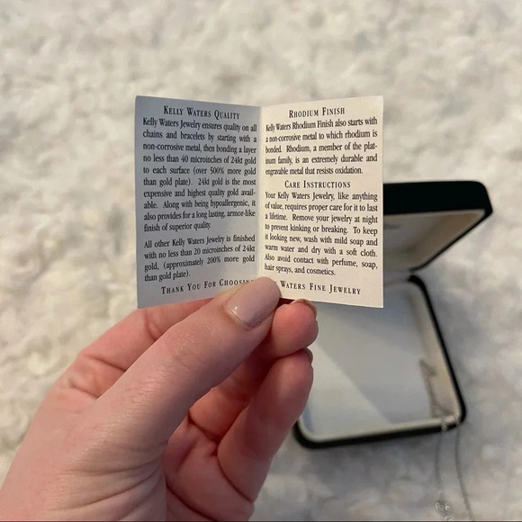 Kelly Waters August Birthstone Necklace, silver - Picture 6 of 10